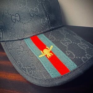 ⚜️Gucci Black Monogram Cap⚜️